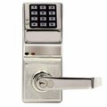 Alarm Lock Trilogy Electronic Digital Lever Lock with Enhanced, Satin Chrome DL280026D